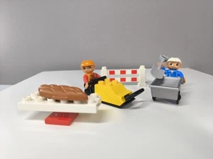 LEGO Duplo obra vibrador trabajador de la construcción carretilla herramienta juego personalizado - Imagen 1 de 4
