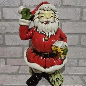 Vintage metà secolo Joseph Originals 13” grande figura di Babbo Natale decorazione natalizia - Foto 1 di 11
