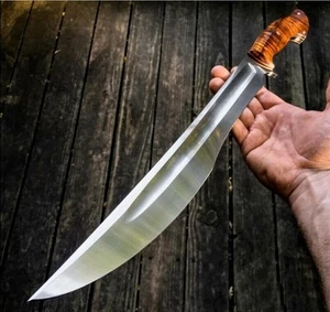 Survival Viking Short Sword | Handmade Carbon Steel Blade | Hunting | 20 inches - Picture 1 of 4
