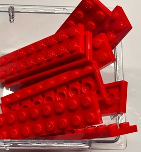 LEGO Plate 2 x 8, 3034, Red, QTY 10 Free Shipping - Bild 1 von 1