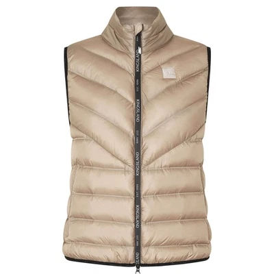 Kingsland Beige Cobblestone L Weste Unisex Steppweste KLVam Padded Vest HW 2024 - Bild 1 von 4