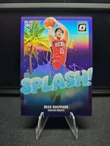 Reed Sheppard 2024-25 Panini Donruss Optic Splash Purple Prizm (RC) #13   - Imagen 1 de 2