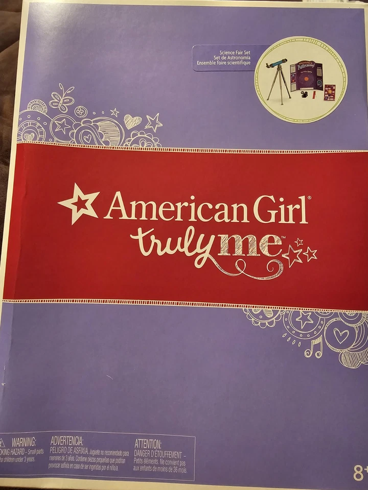 American Girl Science Fair Telescope Set Luciana Astronomy Astronaut 4 Dolls