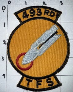 Vietnam War 493rd Tactical Fighter Squadron Grey Version European Made Patch (21 - Picture 1 of 2