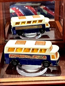 1977 Matchbox Lesney Superfast No 65 Airport Coach American Airline England - Picture 1 of 5