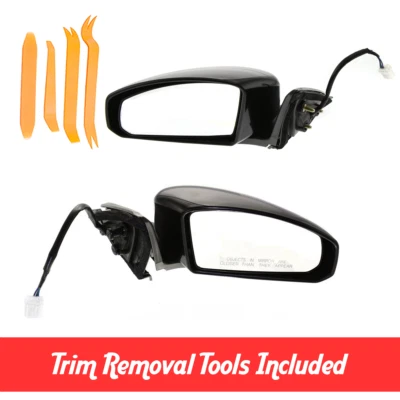 Juego de espejos retrovisores eléctricos izquierdo y derecho para G35 Coupe 2003-2007 IN1321106 IN1320106 Foto 1 de 4