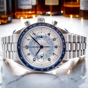 🔴Omega Speedmaster Chronoscope Co-Axial 43mm 329.30.43.51.02.001 Full Set🔴 - Picture 1 of 17