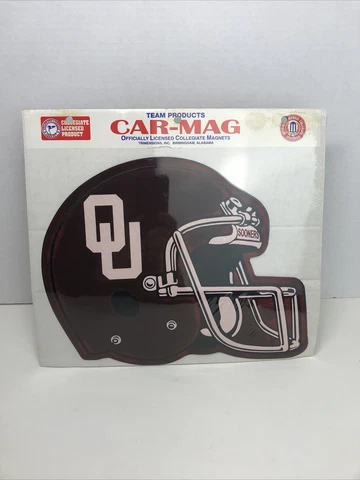 Team Products Car Mag Oklahoma Sooners Football Car Magnet 11x9 Sealed Cover