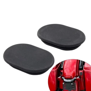 2PCS Rear Antenna Hole Plug Filler Cover For Harley Road Street Glide Road King - Picture 1 of 12