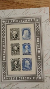 CLASSICS FOREVER THE CLASSIC ERA PRESIDENTS STAMPS NEAR MINT FULL SHEET SEALED - Picture 1 of 3
