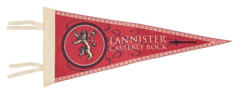 Game of Thrones 8.5"x21" House Lannister Felt Wall Pennant Cover