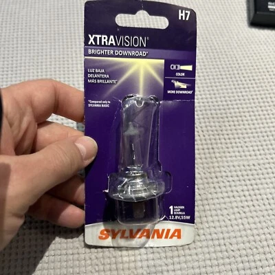SYLVANIA - H7 XtraVision - Bombilla halógena de alto rendimiento para faros (1 bombilla) NUEVA Foto 1 de 2