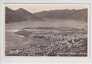 AK Locarno con Minusio & Brione, Foto-AK um 1935 - Bild 1 von 2