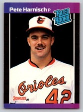 1989 Donruss Pete Harnisch Rookie Baltimore Orioles #44
