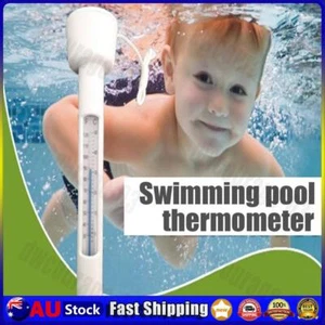 Swimming Pool Floating Thermometer Fountain Spa Hot Spring Bathtub Water Gauge - Picture 1 of 7