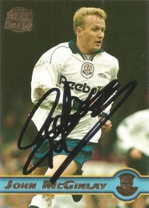 JOHN McGINLAY SIGNED BOLTON MERLIN 1998 PREMIER GOLD TRADING CARD+COA - Picture 1 of 1