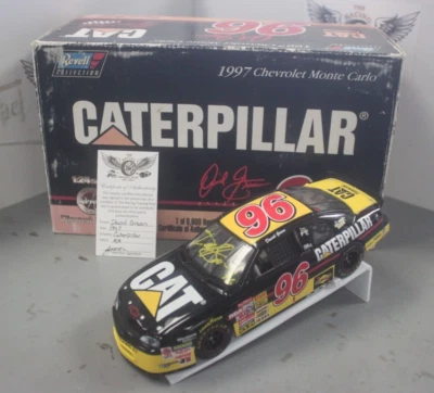1997 David Green Caterpillar 1/24 Revell NASCAR Diecast Autographed - Image 1 of 3