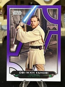 2017 Topps Star Wars Galactic Files Reborn Purple #ROTS-21 Obi-Wan Kenobi 08/99