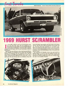 1969 SC/RAMBLER 390/315-HP ~ GREAT ARTICLE / AD - Picture 1 of 1