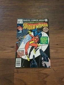 Spider Woman #1 Marvel Comics 1978 1st Spectacular Issue Raw Ungraded Good - Picture 1 of 12
