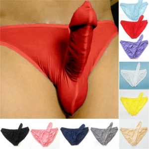 Men Underwear Elephant Bulge Pouch Briefs Panties Bikini Breathable Underpants - Picture 1 of 19