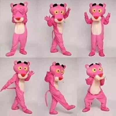 Lindo Disfraz de Pantera Rosa de Adulto Talla Dibujos Animados Mascota Vestido Elegante Foto 1 de 4