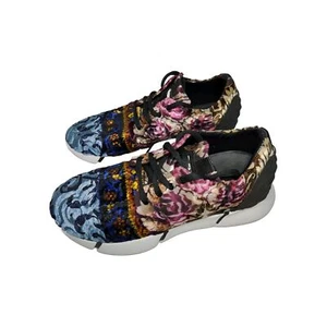 Elena Iachi Designer Sneakers NOS Colorful Patterned Geometric Floral SuperRare - Picture 1 of 20