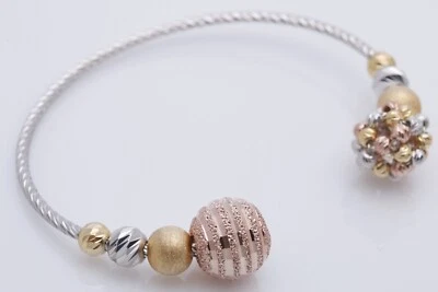 Turkish Handmade Jewelry Dorica Chain Different Colors Rhodium Rose Gold 925 - Image 1 of 4