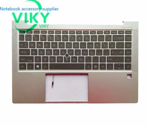 Nuovo per HP Elitebook 840 G7 745 G8 poggiapolsi con tastiera retroilluminata M07090-001 - Foto 1 di 4