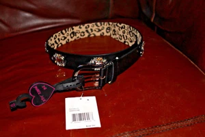 Betsey Johnson Rhinestone Embellished Belt - New w/Tags - Size Small  Retail $38 - Picture 1 of 5