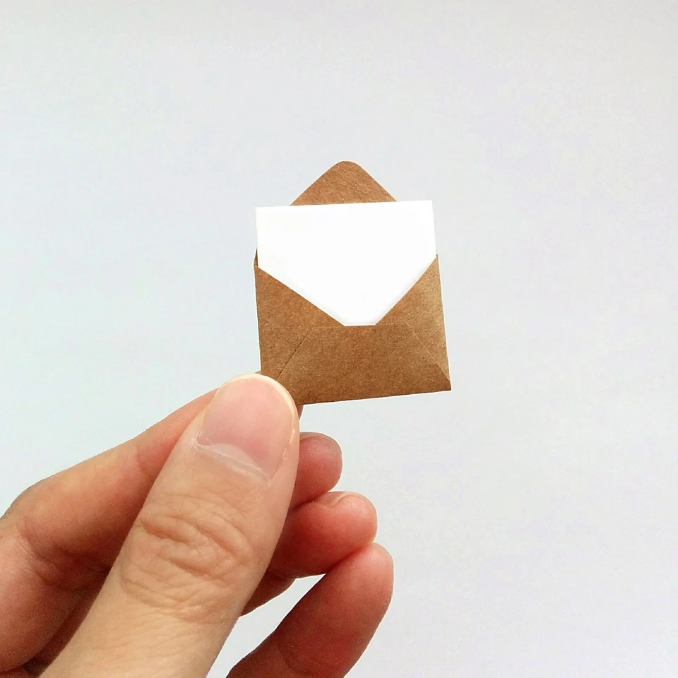 Super Mini Envelopes, mixed patterns, 3cm x 2cm, cute & mighty [ 40/pk ] - Image 1 of 4