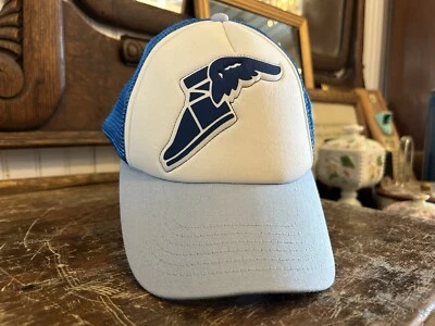 Sombrero de camionero con logotipo de neumático Goodyear-azul/blanco-pie de ala Foto 1 de 4