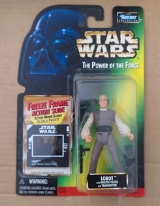 Star Wars, The Power of the Force Green Card, Lobot Actionfigur mit Freeze Fr - Bild 1 von 2