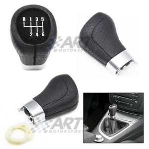 Palanca de cambio para Bmw E92 E93 Serie 3 pomo corto de cuero perforado 7cm - Imagen 1 de 5