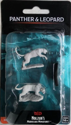 DUNGEONS & DRAGONS MARVELOUS MINIATURES ~ PANTHER & LEOPARD - Image 1 of 2