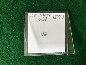 Quartiere seduto in argento 1877 S -T27 - Foto 1 di 3