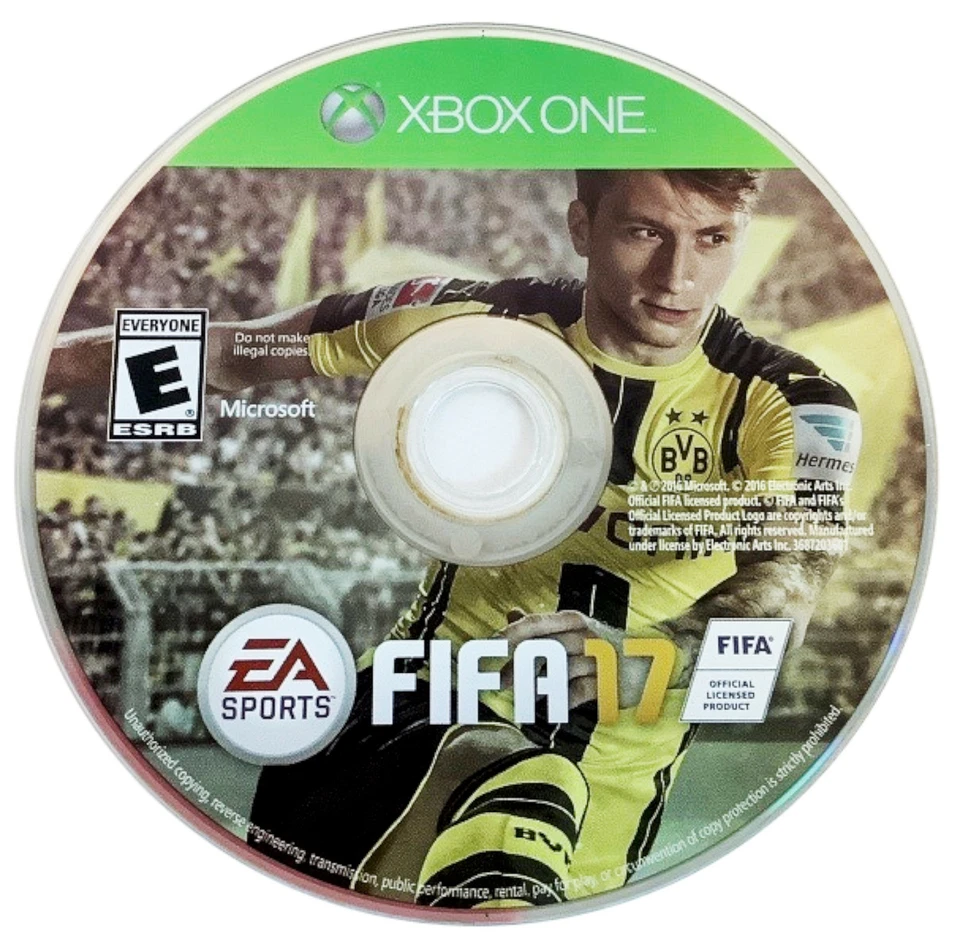 FIFA 17 Microsoft Xbox One 2016 Video Game DISC ONLY Soccer EA Sports futbol - Image 1 of 1