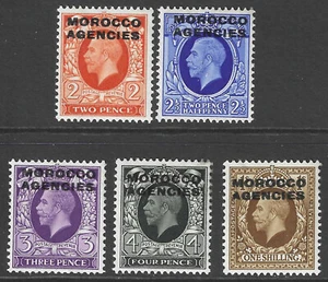 GB Offices in Morocco # 237 - 241 MLH Fresh & Flawless part set ('25 SCV $5 MH) - Picture 1 of 1