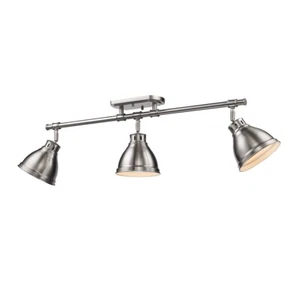 Golden Lighting Duncan Semi-Flush - Track Light, Pewter - 3602-3SFPW-PW - Picture 1 of 1