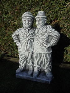 Laurel and Hardy concrete garden ornaments - Picture 1 of 4