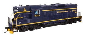 Walthers 10494 HO EMD GP9 Fase II con cappuccio alto Chesapeake & Ohio #5951 - Foto 1 di 1