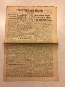 Stars and Stripes Newspaper Sep 18 1945 Congress May Call Marshall on Discharges - Picture 1 of 6