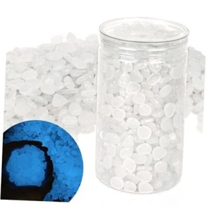 1000pcs Glow in The Dark Rocks Outdoor Decorations Stones Small Luminous 1001 - Picture 1 of 7