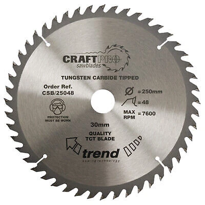 Combination Saw Blade Circular Carpentry Woodworking 315mm CSB/31548 Trend Tools - Image 1 of 4