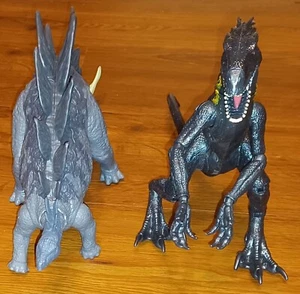 Jurassic World: Fallen Kingdom Figures Indoraptor Dinosaur + Stegosaur Mattel - Picture 1 of 11
