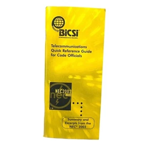 BiCSi Telekommunikation Kurzanleitung - Code Offizielle 2002 NEC Zusammenfassung - Bild 1 von 7
