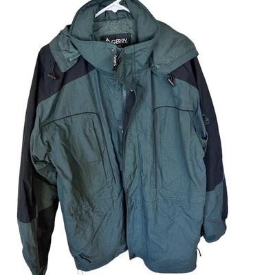 Gerry Rain Jacket Parka Windbreaker Water Resistant Mens Large Outdoor - Image 1 of 4