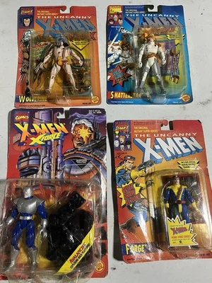 ToyBiz Marvel Weapon X Shatterstar Forge Avalanche Lot Of 4 - Image 1 of 4