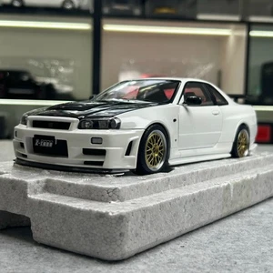 MH 1:18 Nissan GTR R34 Z-tune Nismo White Car Model - Bild 1 von 9