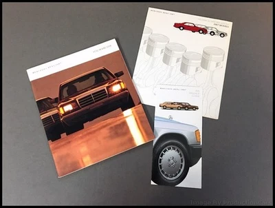 1987 Mercedes Benz 54-page Car Brochure Catalog - 560SEL 560SL 560SEC 300TD 300E - Image 1 of 4